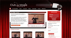 Desktop Screenshot of club-de-magie.com